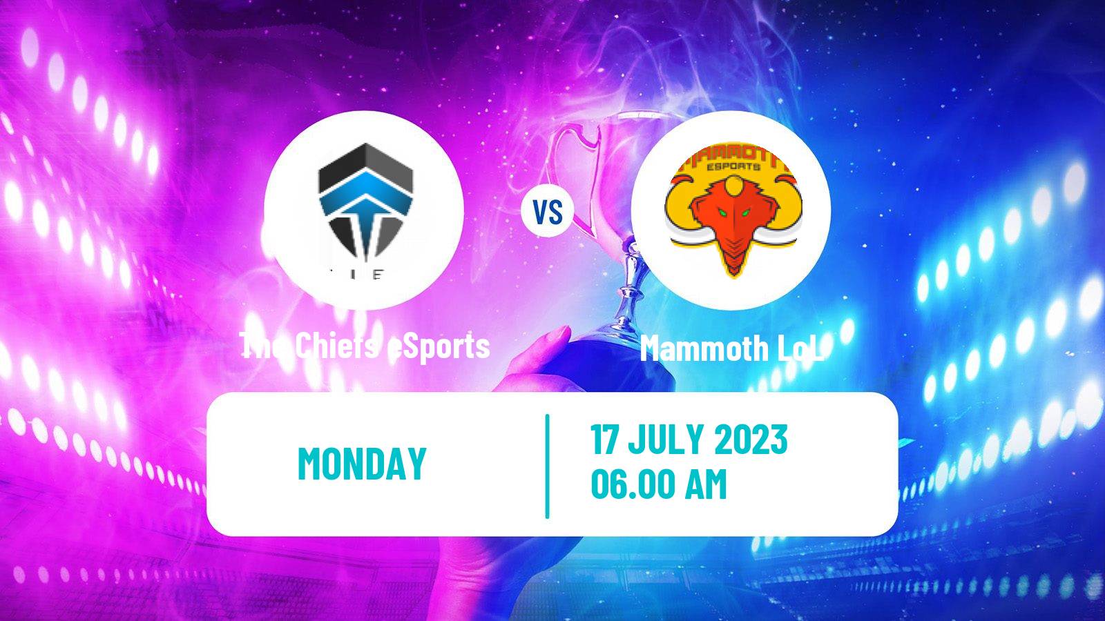 Esports League Of Legends Lco The Chiefs eSports - Mammoth