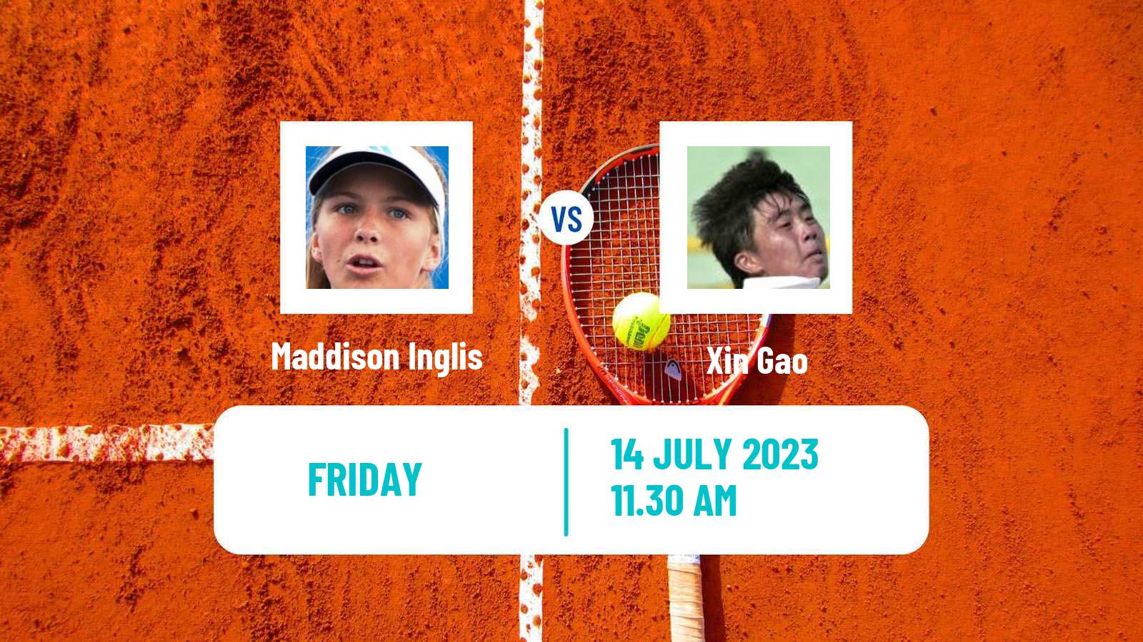 Tennis ITF W25 Corroios Seixal Women Maddison Inglis - Xin Gao