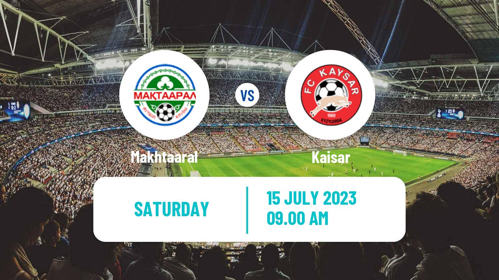 Soccer Kazakh Premier League Makhtaaral - Kaisar