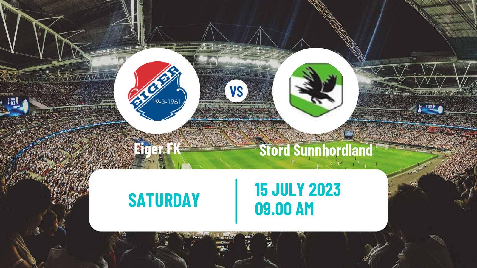 Soccer Norwegian Division 3 - Group 3 Eiger - Stord Sunnhordland