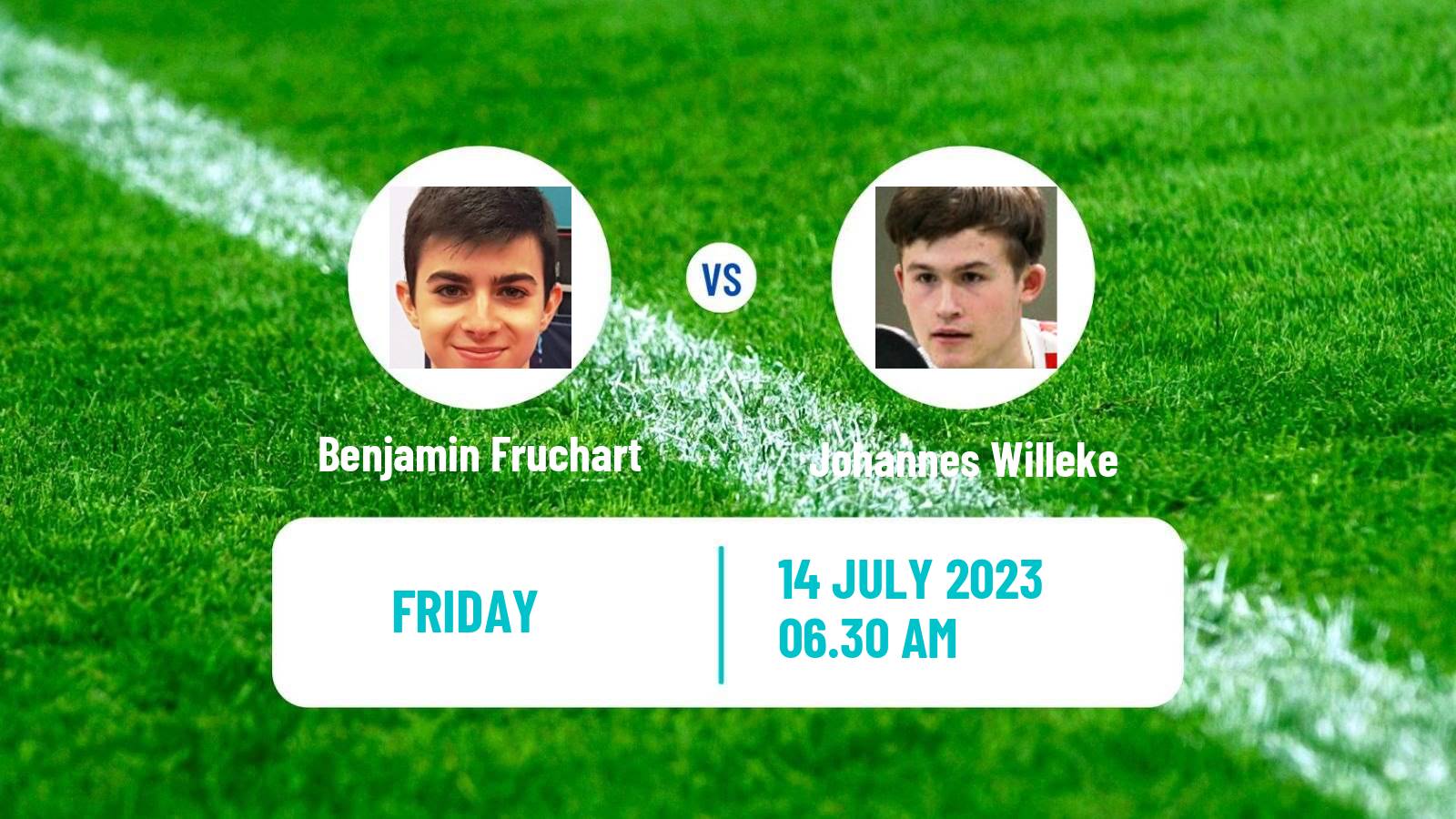 Table tennis Challenger Series Men Benjamin Fruchart - Johannes Willeke