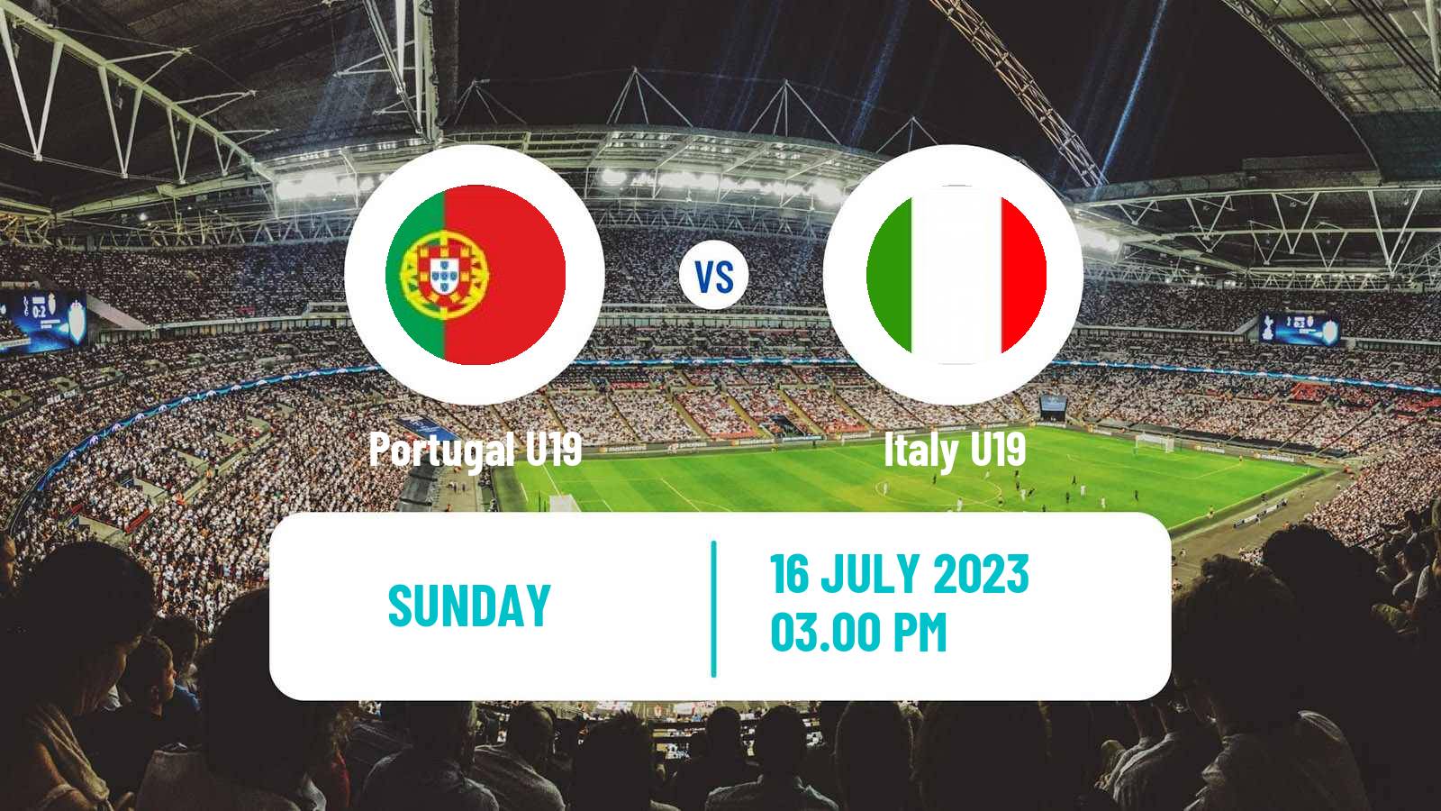Soccer UEFA Euro U19 Portugal U19 - Italy U19