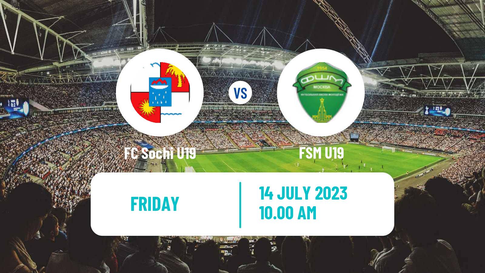 Football Russian Youth League Sochi U19 - FSM U19