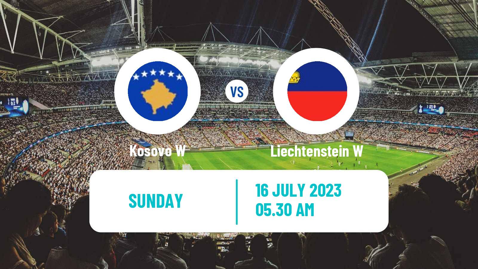 Soccer Friendly International Women Kosovo W - Liechtenstein W