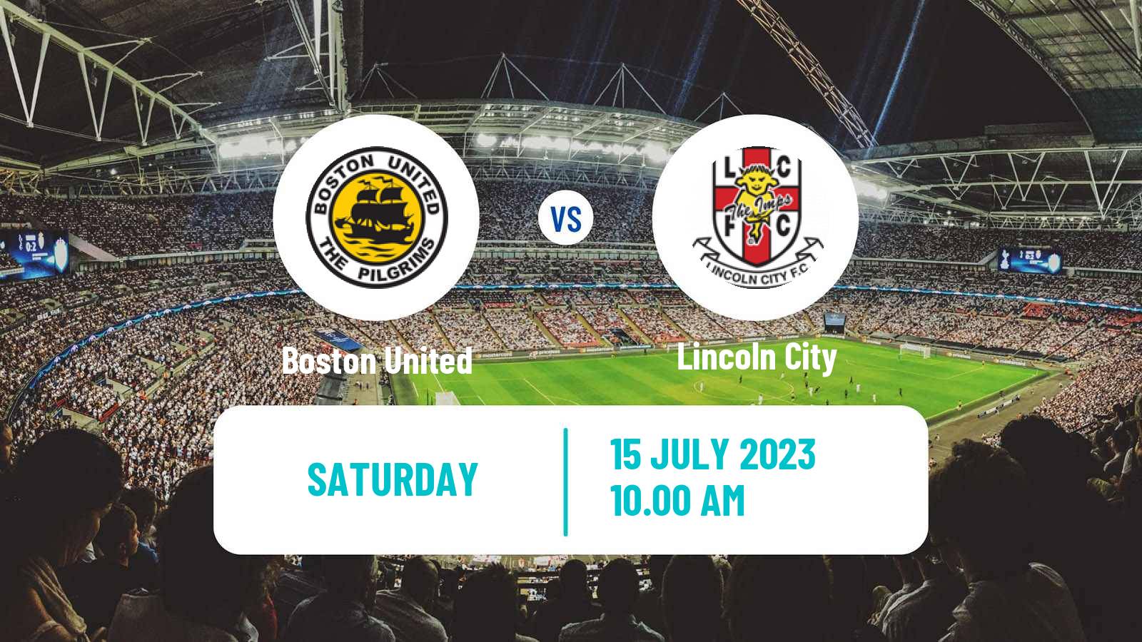 Soccer Club Friendly Boston United - Lincoln City