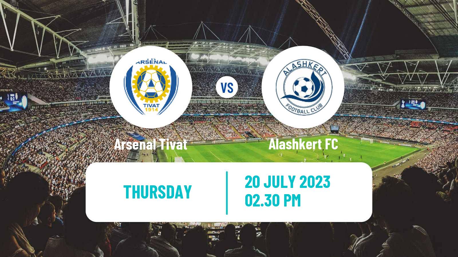 Soccer UEFA Europa Conference League Arsenal Tivat - Alashkert