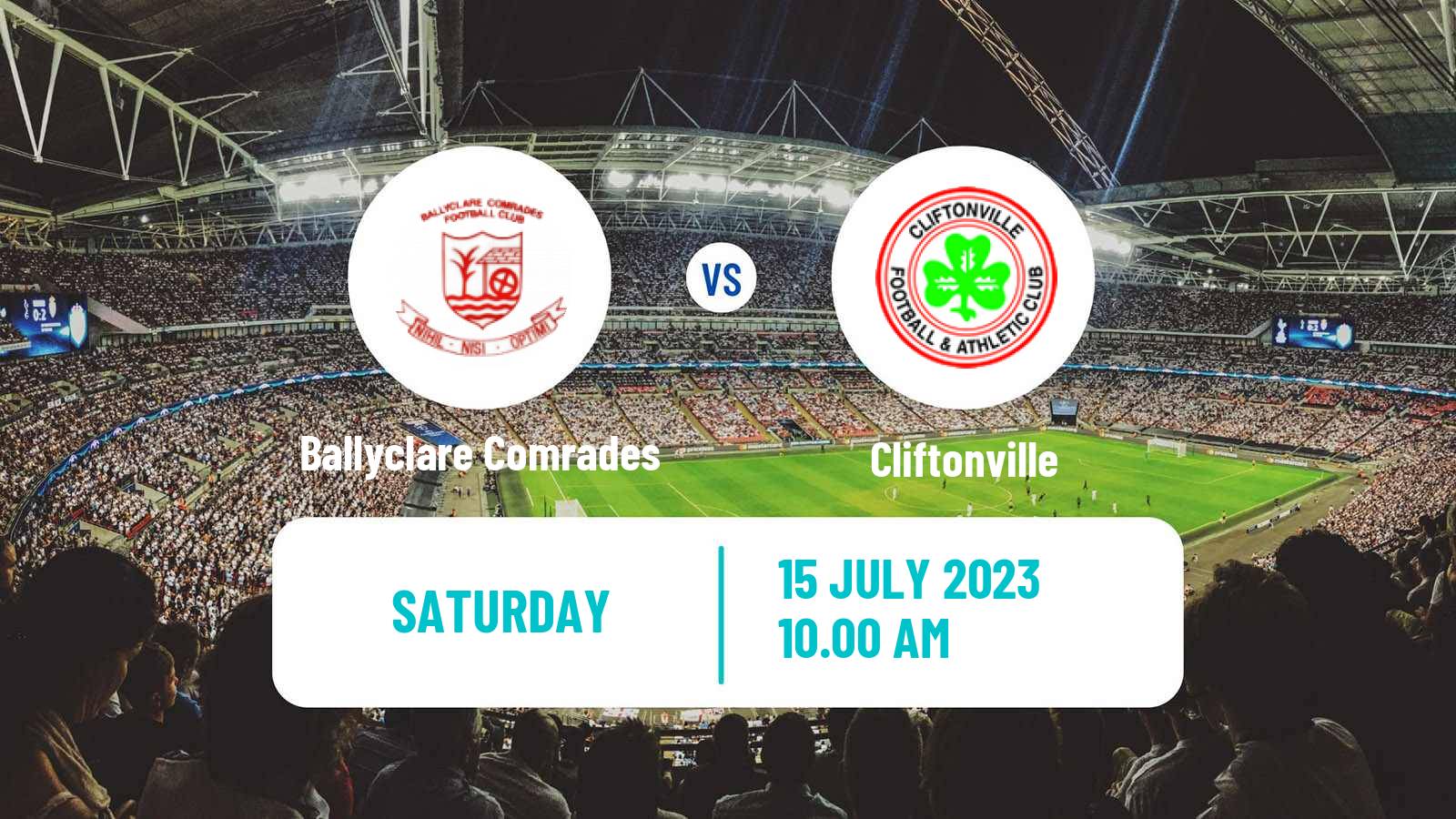 Soccer Club Friendly Ballyclare Comrades - Cliftonville