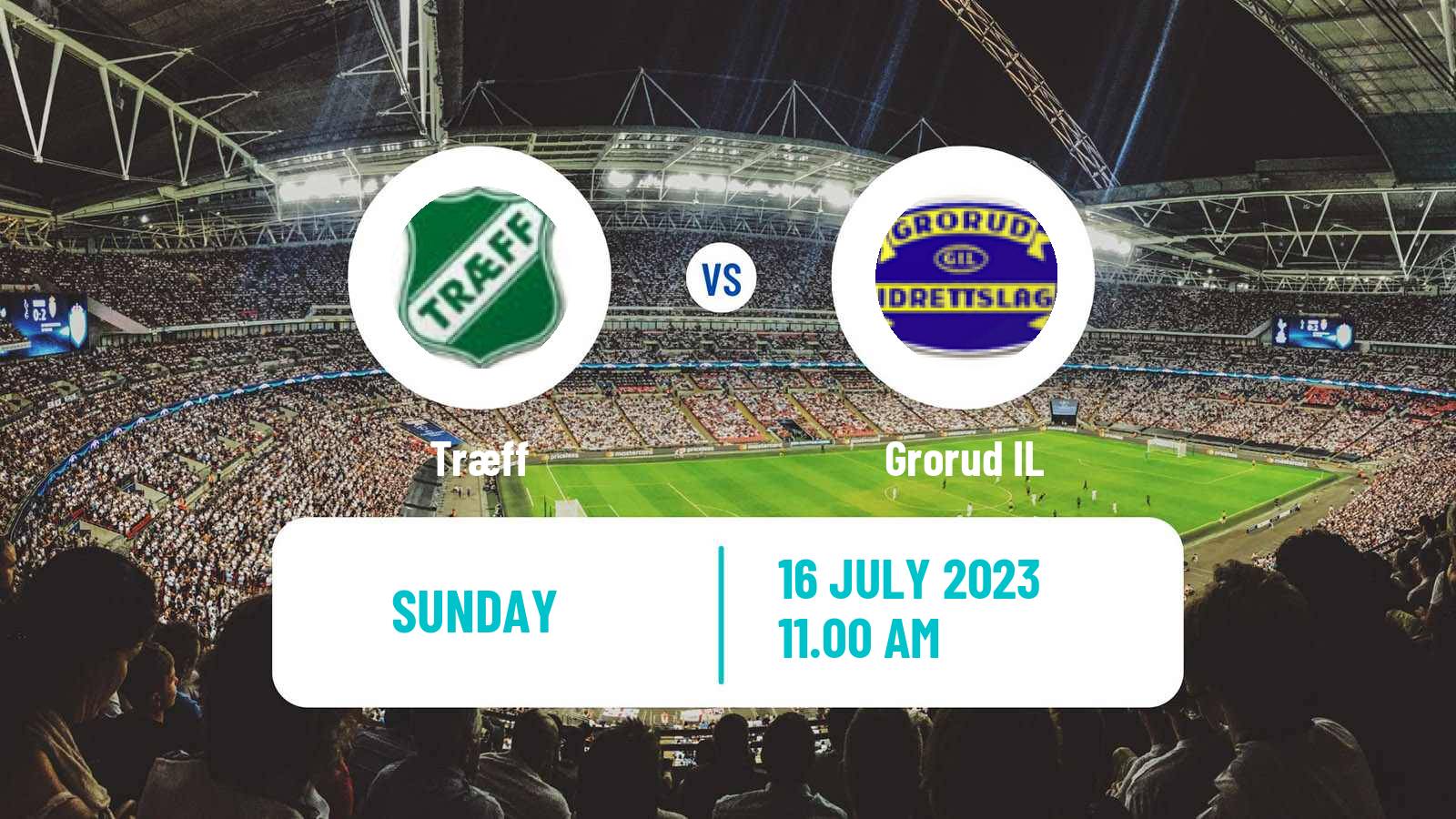 Soccer Norwegian Division 2 - Group 1 Træff - Grorud