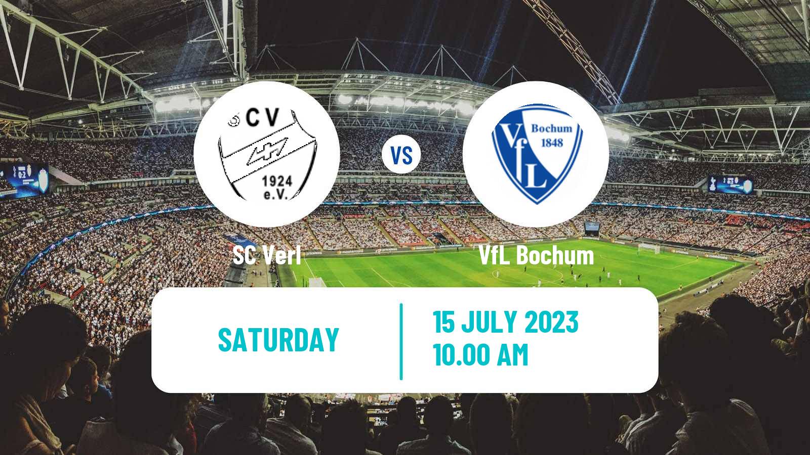 Soccer Club Friendly Verl - Bochum