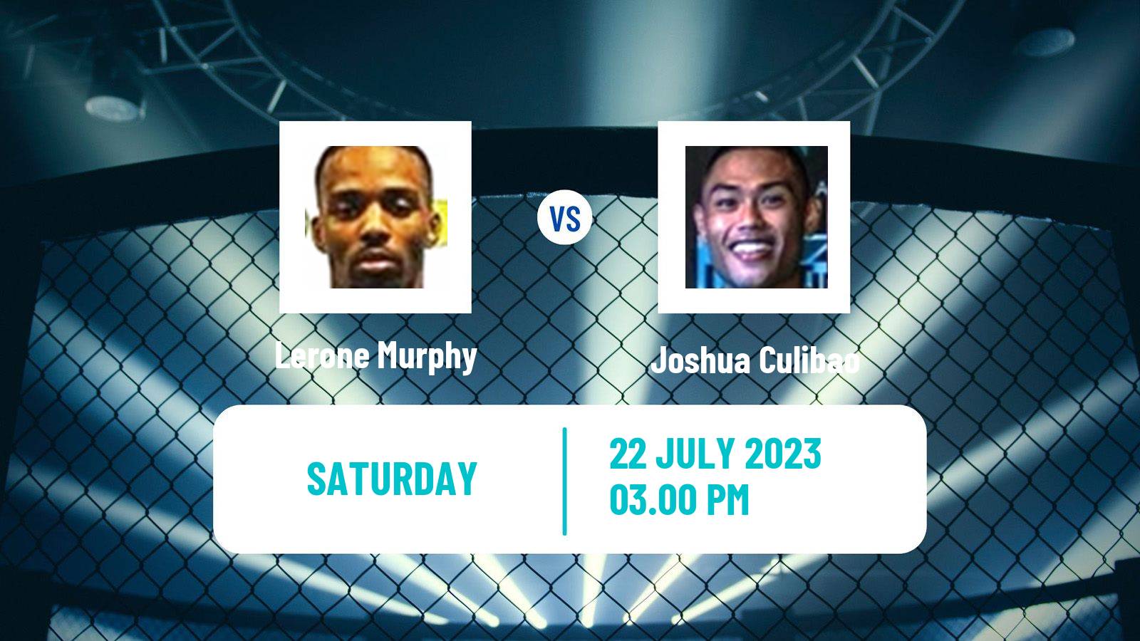 MMA Featherweight UFC Men Lerone Murphy - Joshua Culibao