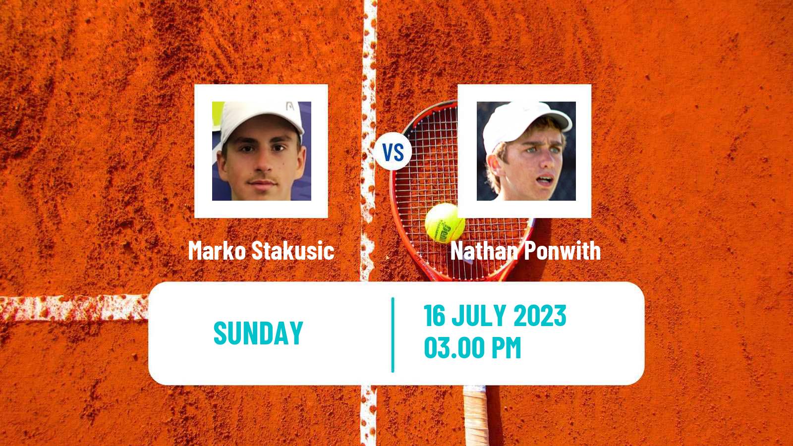 Tennis Granby Challenger Men Marko Stakusic - Nathan Ponwith