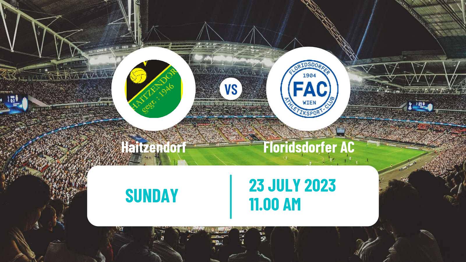 Soccer Austrian OFB Cup Haitzendorf - Floridsdorfer AC
