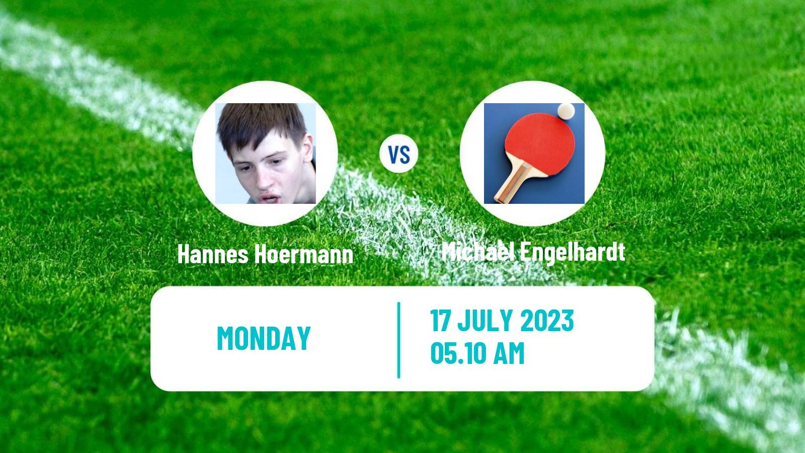 Table tennis Challenger Series Men Hannes Hoermann - Michael Engelhardt