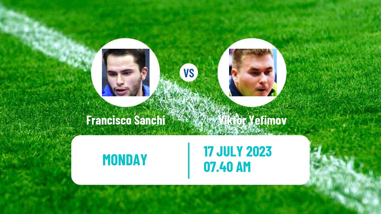 Table tennis Tt Star Series Men Francisco Sanchi - Viktor Yefimov
