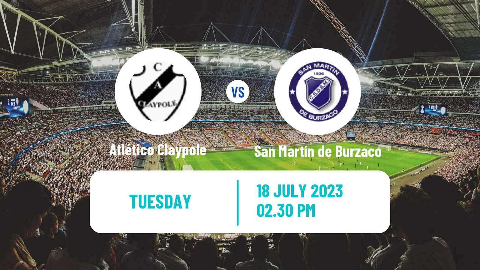 Soccer Argentinian Primera C Atlético Claypole - San Martín de Burzaco