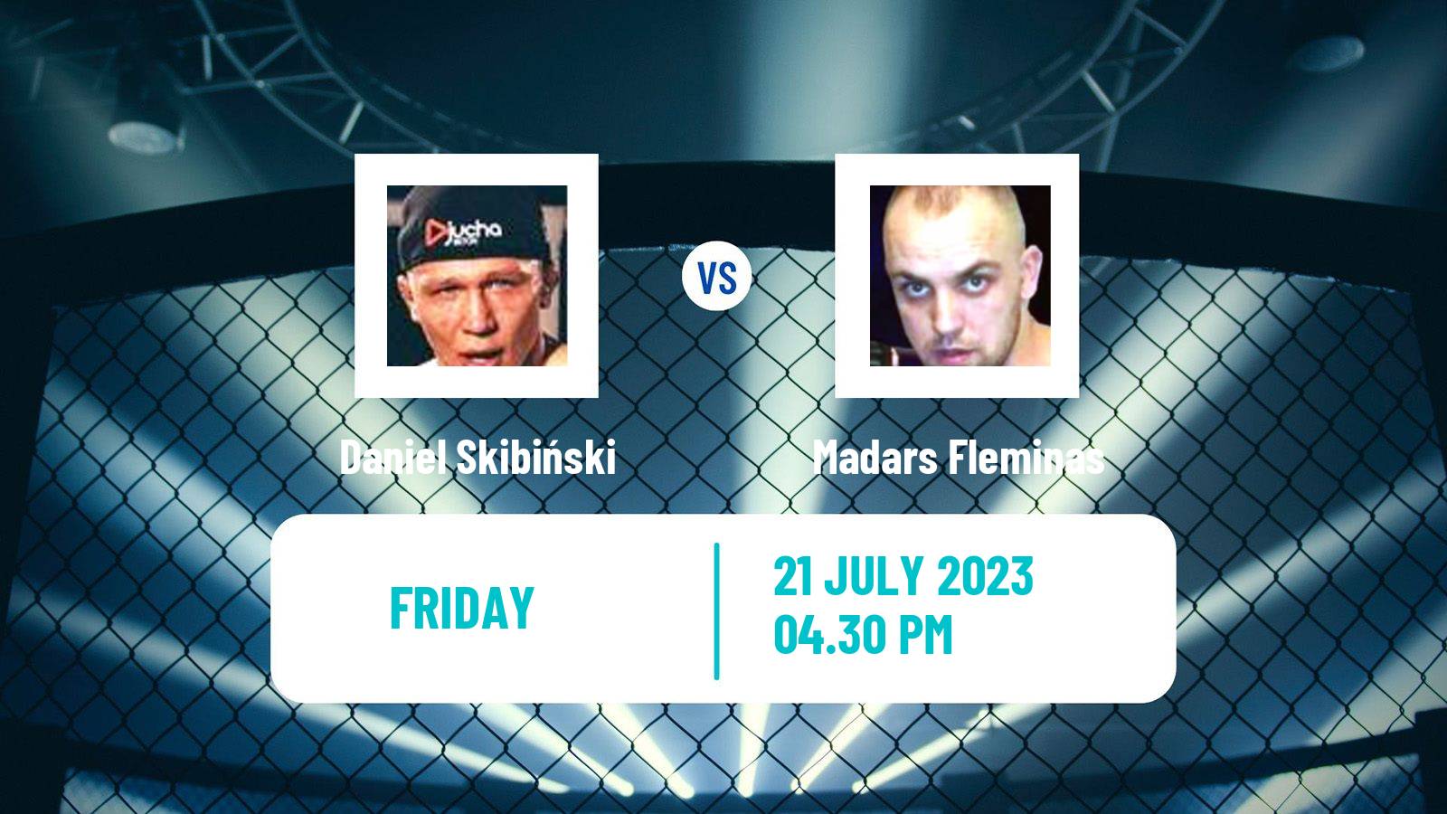 MMA Welterweight Cage Warriors Men Daniel Skibiński - Madars Fleminas