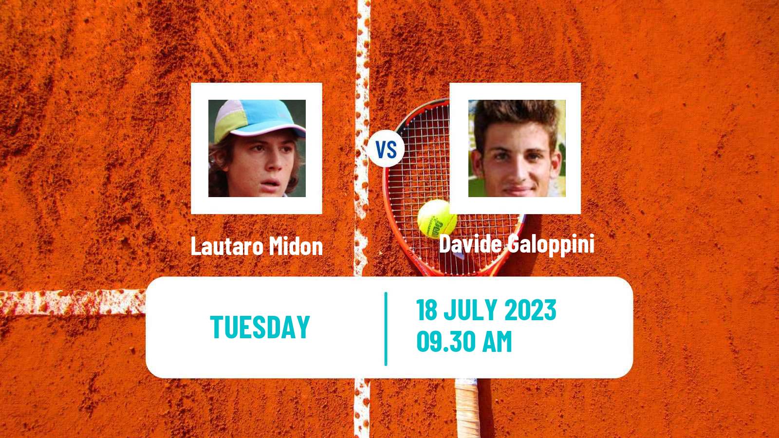 Tennis ITF M15 Gubbio Men Lautaro Midon - Davide Galoppini