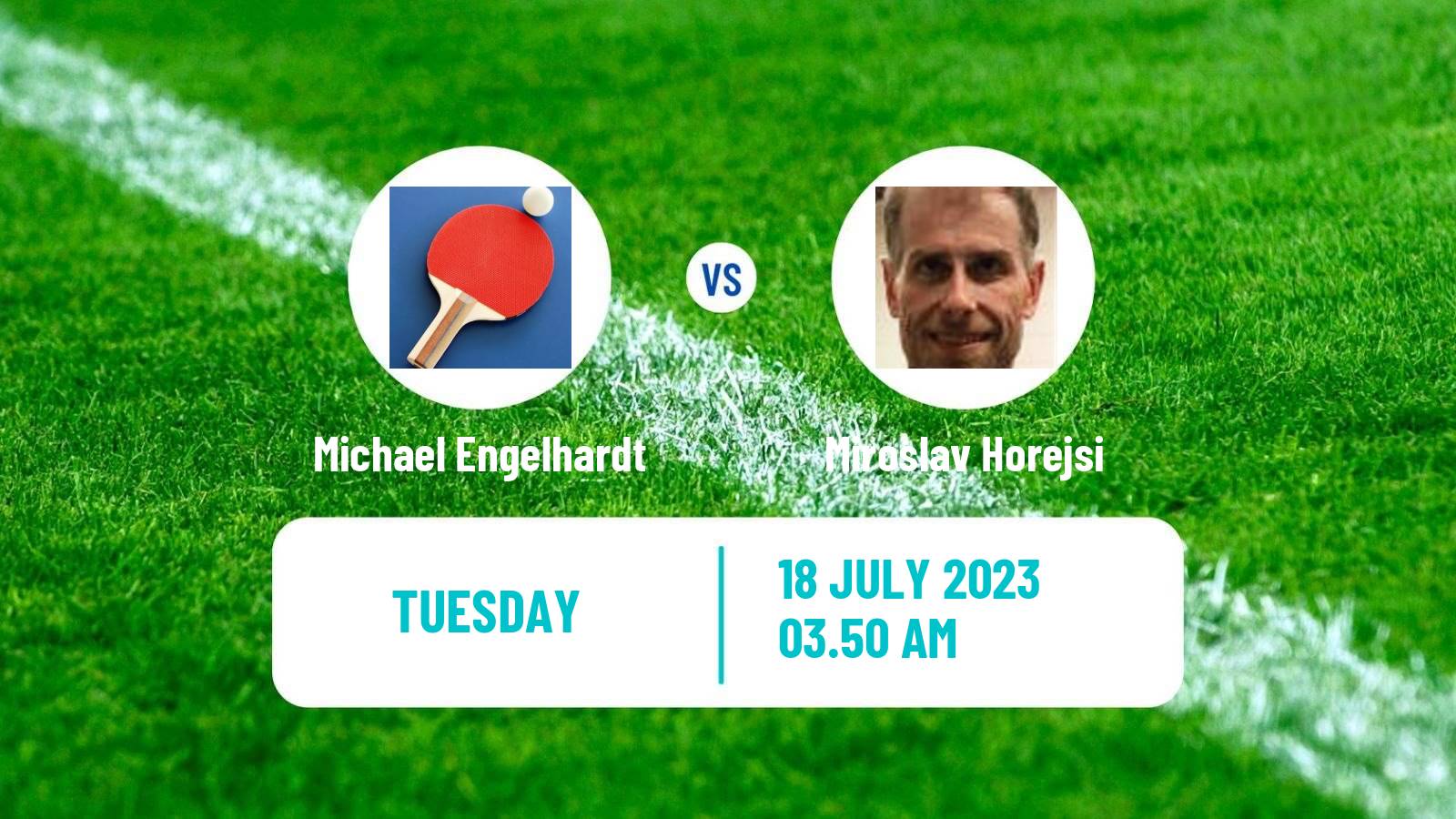 Table tennis Challenger Series Men Michael Engelhardt - Miroslav Horejsi