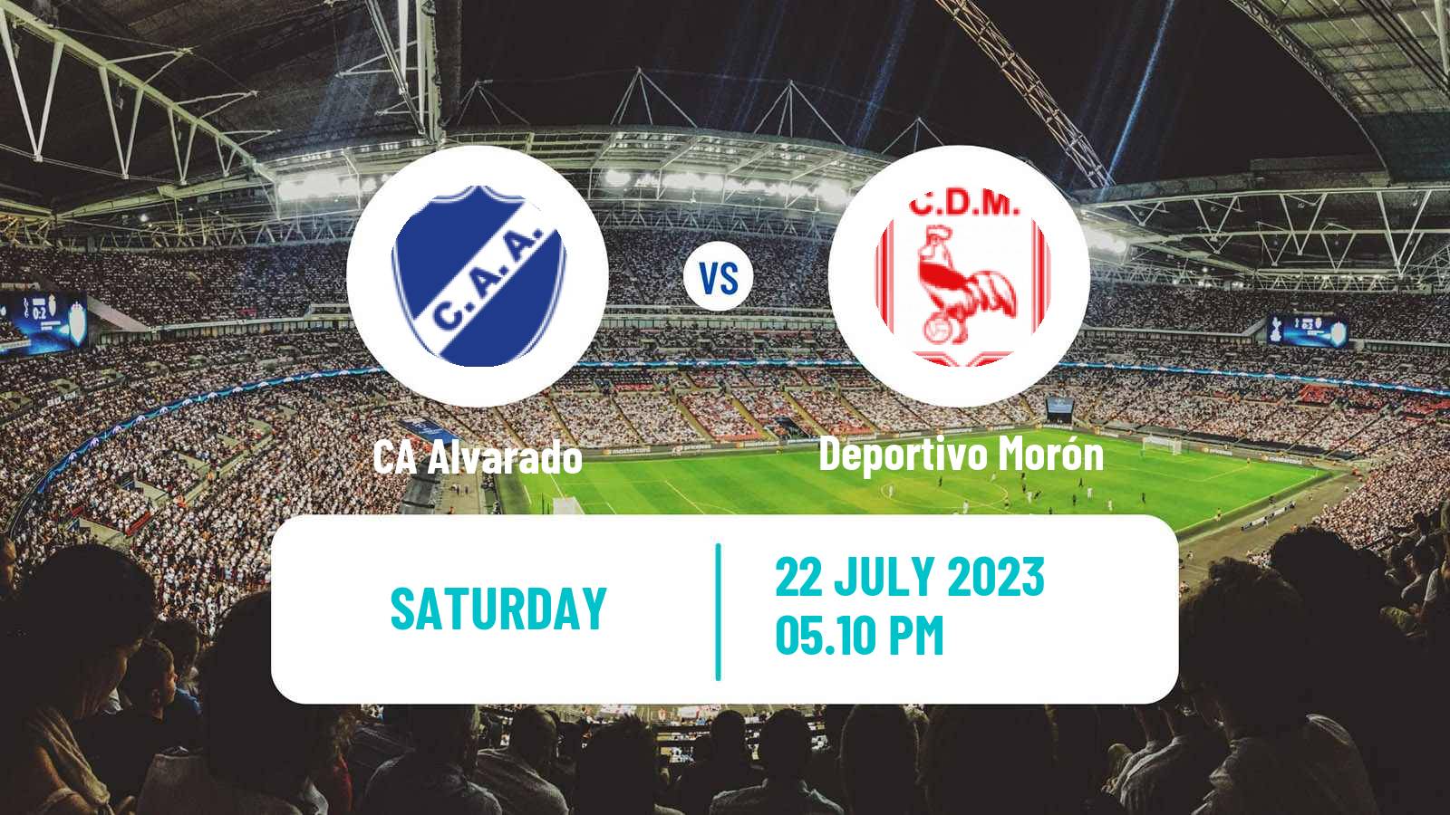 Soccer Argentinian Primera Nacional Alvarado - Deportivo Morón