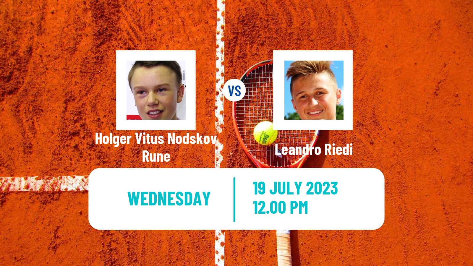 Tennis ATP Hopman Cup Holger Vitus Nodskov Rune - Leandro Riedi