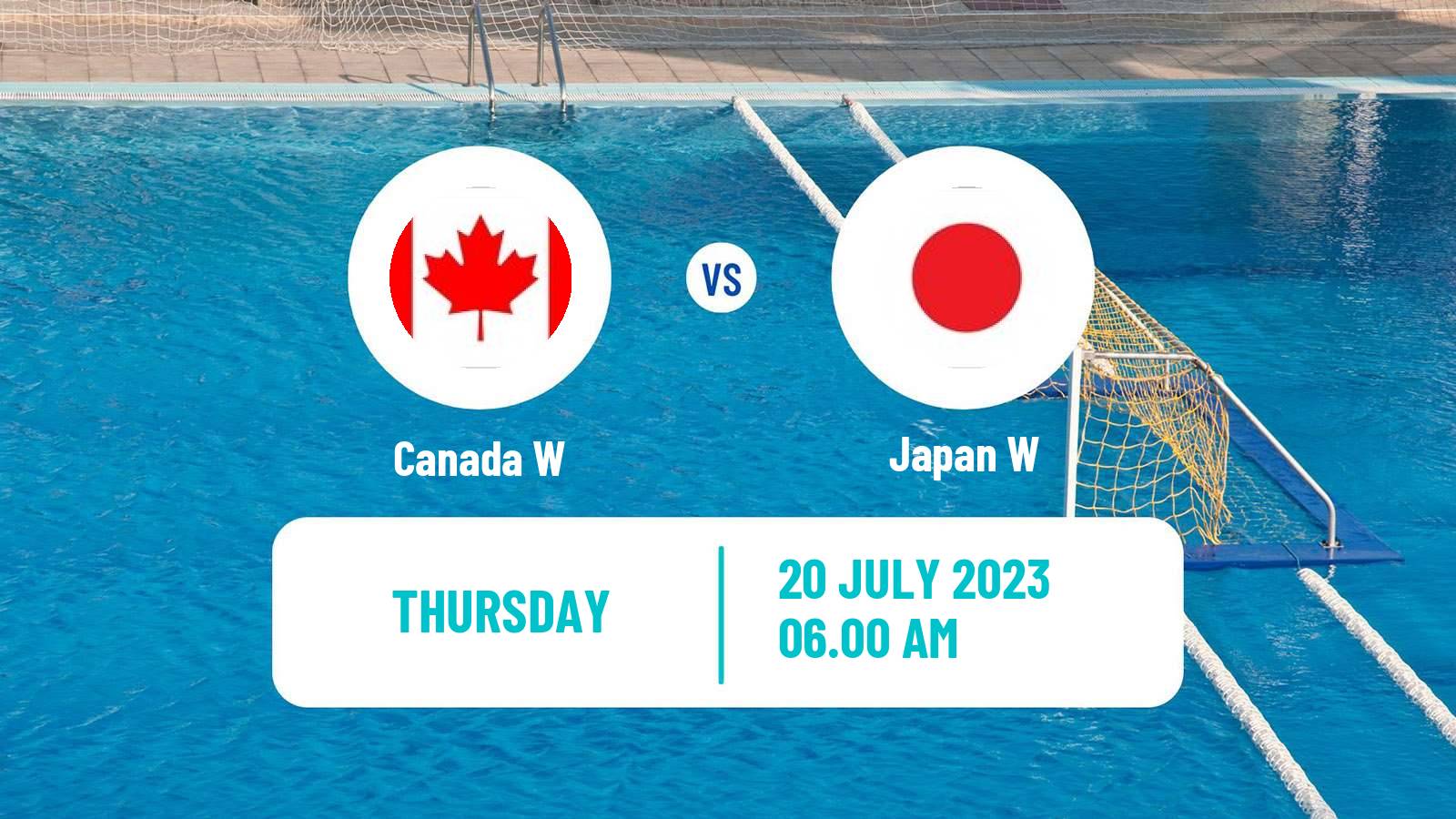 Water polo World Championship Water Polo Women Canada W - Japan W