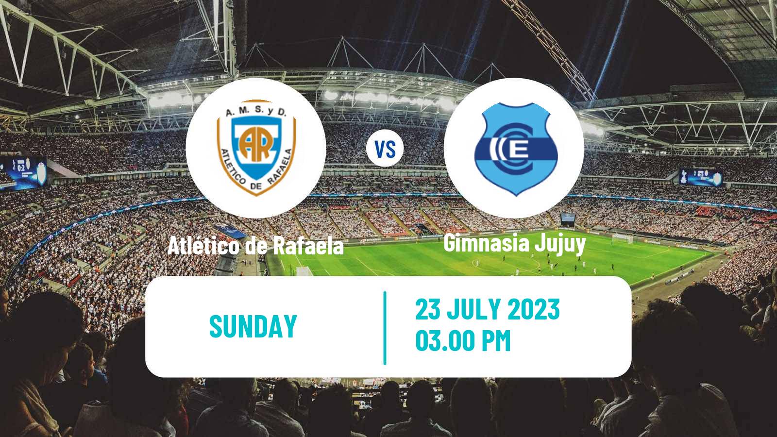 Soccer Argentinian Primera Nacional Atlético de Rafaela - Gimnasia Jujuy