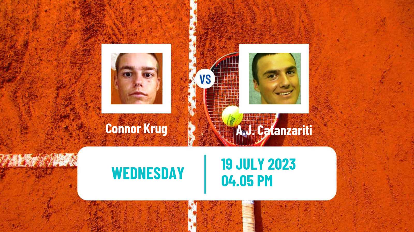 Tennis ITF M15 Rochester Ny Men Connor Krug - A.J. Catanzariti