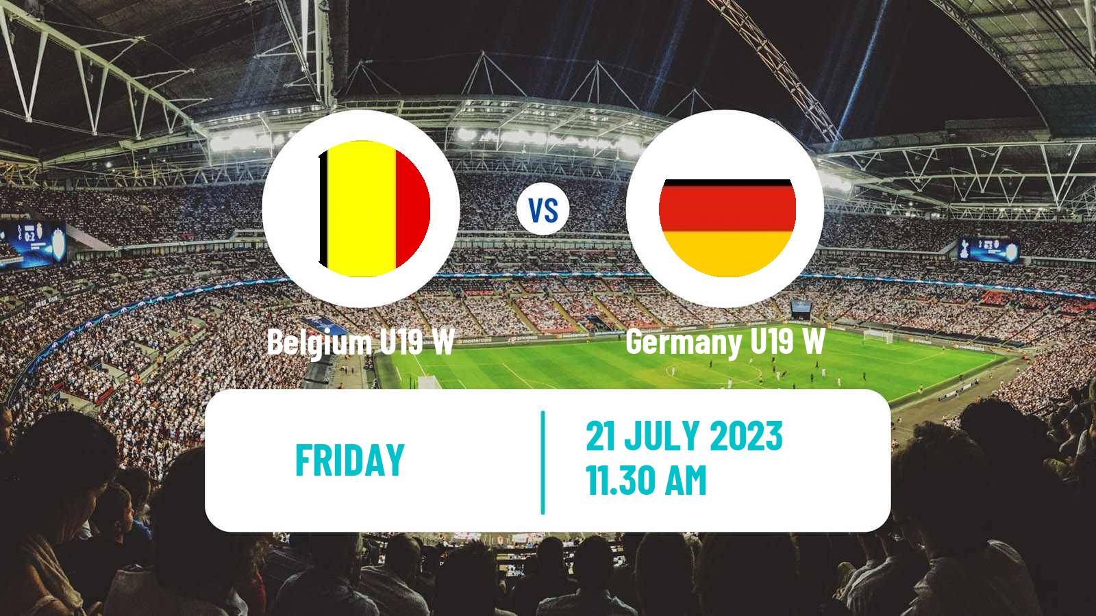 Soccer UEFA Euro U19 Women Belgium U19 W - Germany U19 W