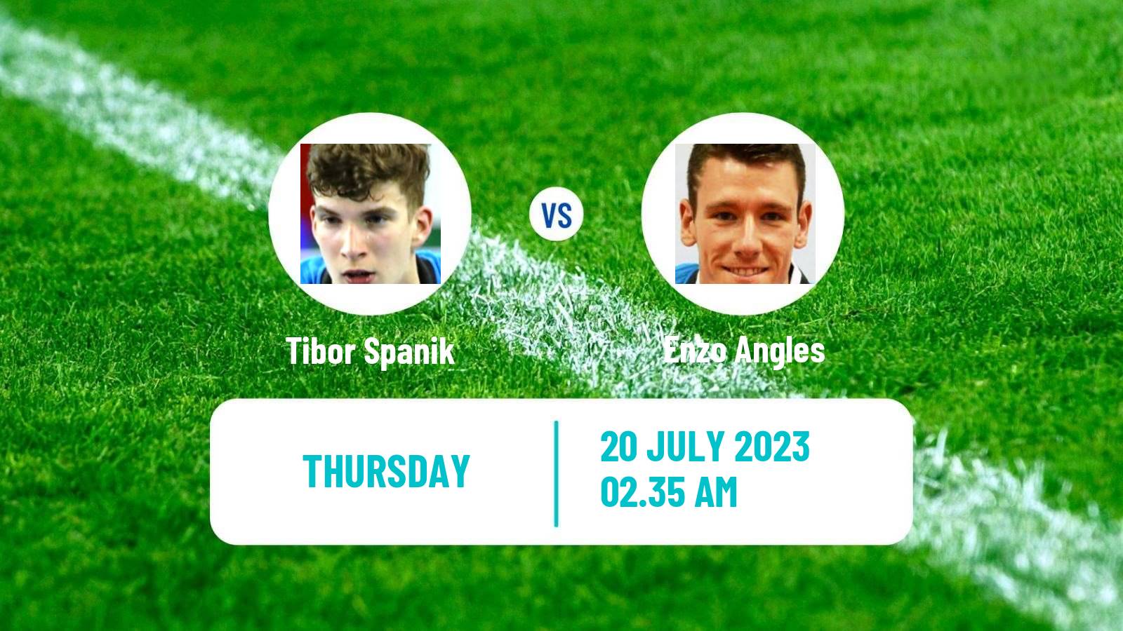 Table tennis Tt Star Series Men Tibor Spanik - Enzo Angles