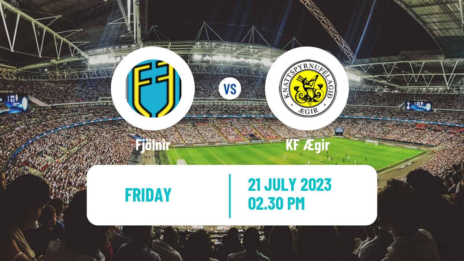 Soccer Icelandic Lengjudeildin Fjölnir - Ægir