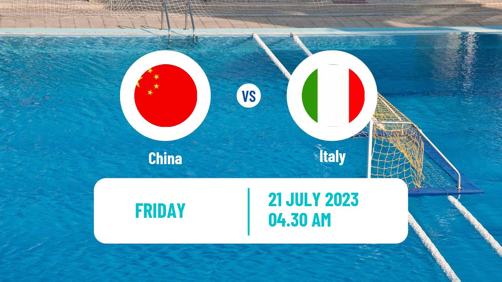 Water polo World Championship Water Polo China - Italy