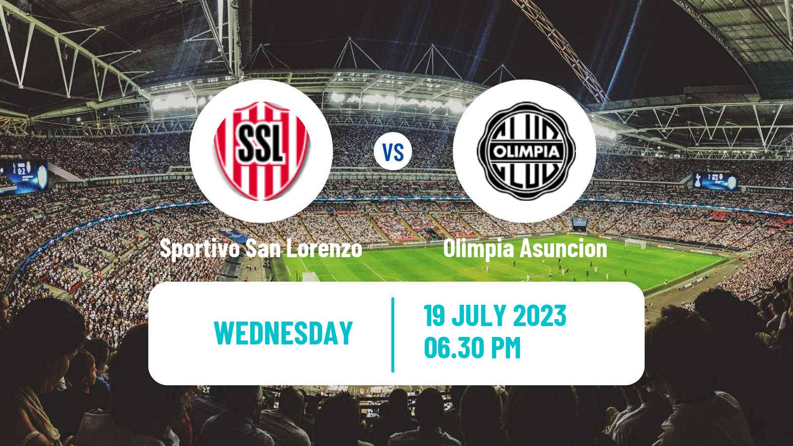 Soccer Copa Paraguay Sportivo San Lorenzo - Olimpia Asuncion