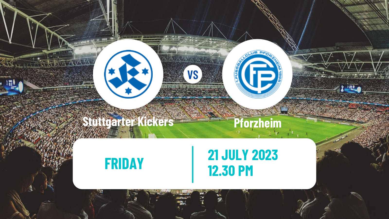 Soccer Club Friendly Stuttgarter Kickers - Pforzheim