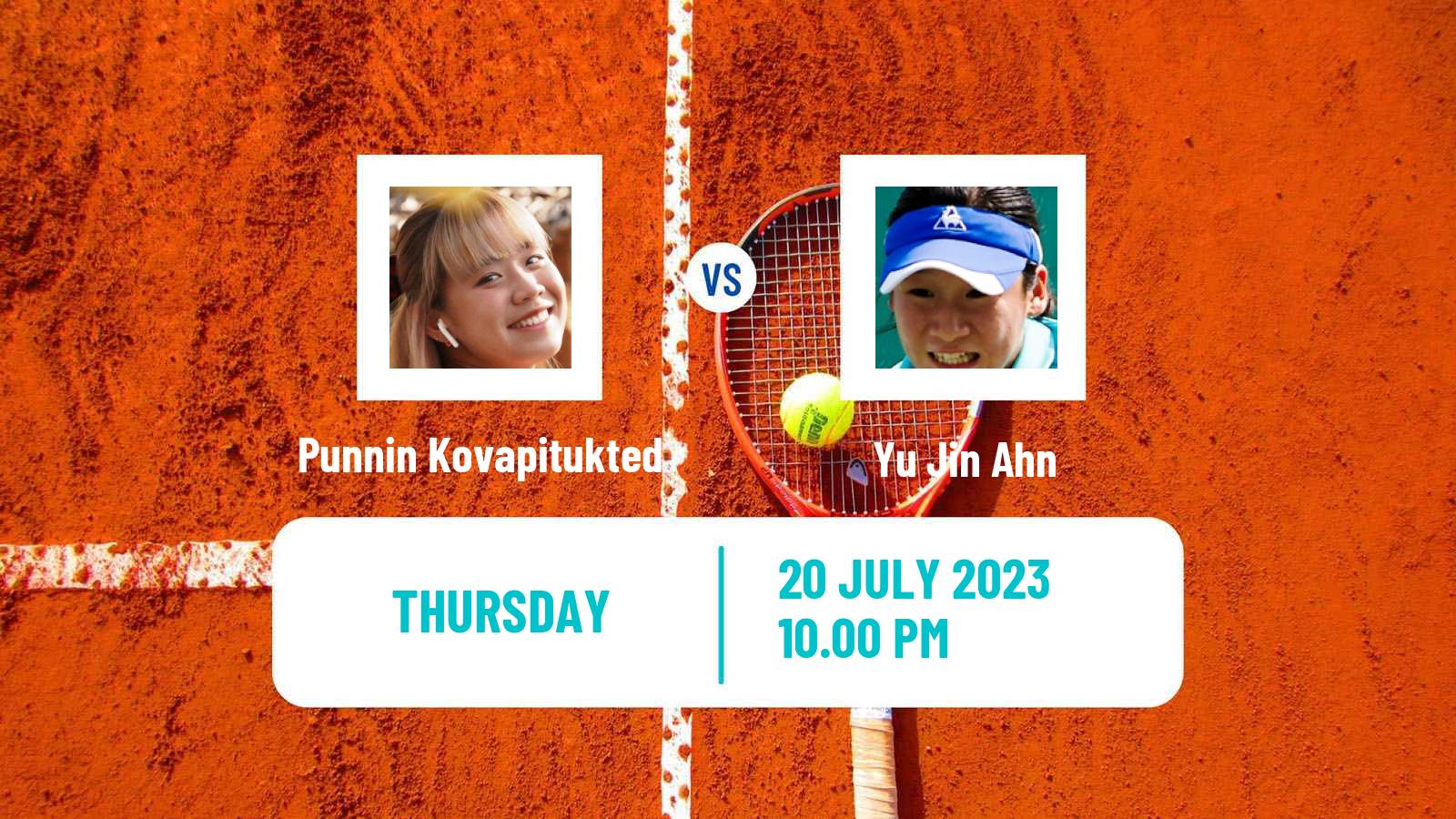 Tennis ITF W15 Nakhon Si Thammarat 4 Women Punnin Kovapitukted - Yu Jin Ahn