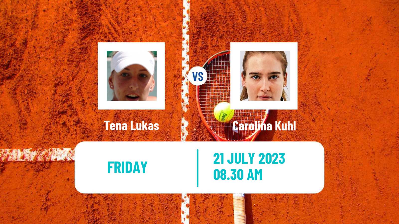 Tennis ITF W25 Darmstadt Women Tena Lukas - Carolina Kuhl