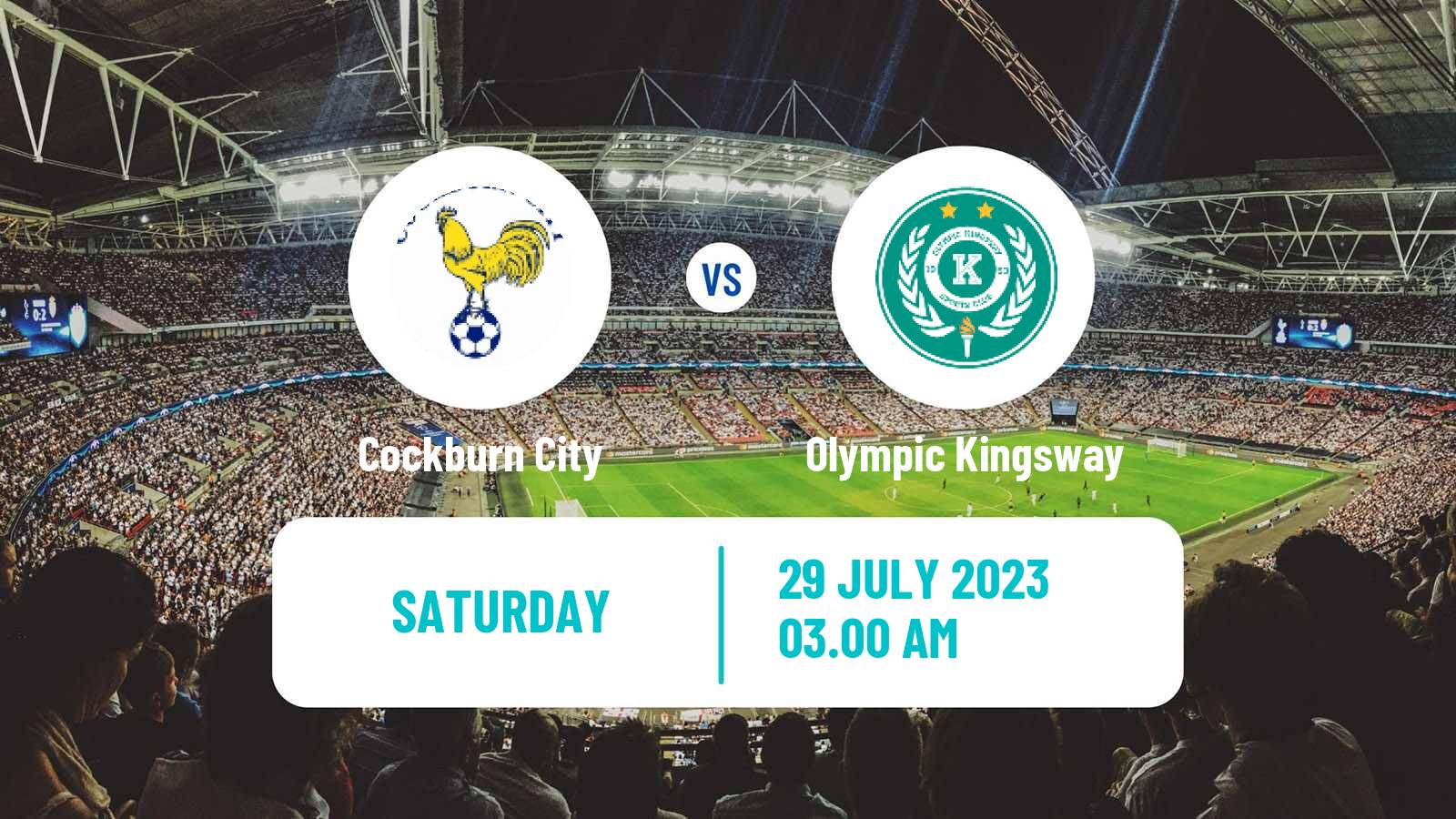 Football Australian NPL Western Australia Cockburn City - Olympic Kingsway
