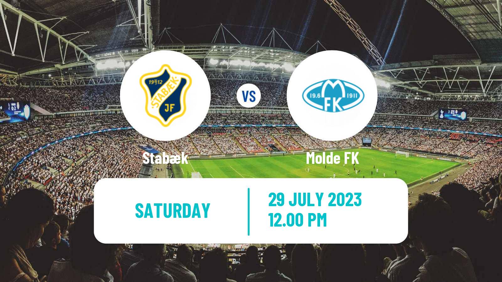 Soccer Norwegian Eliteserien Stabæk - Molde