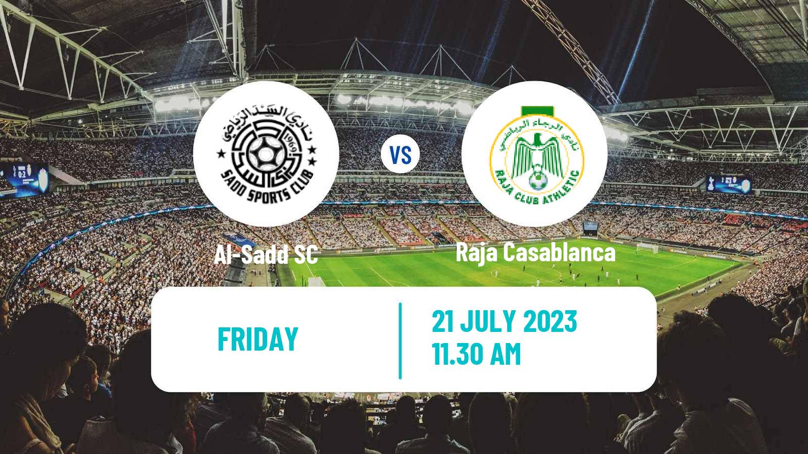 Soccer Club Friendly Al-Sadd - Raja Casablanca