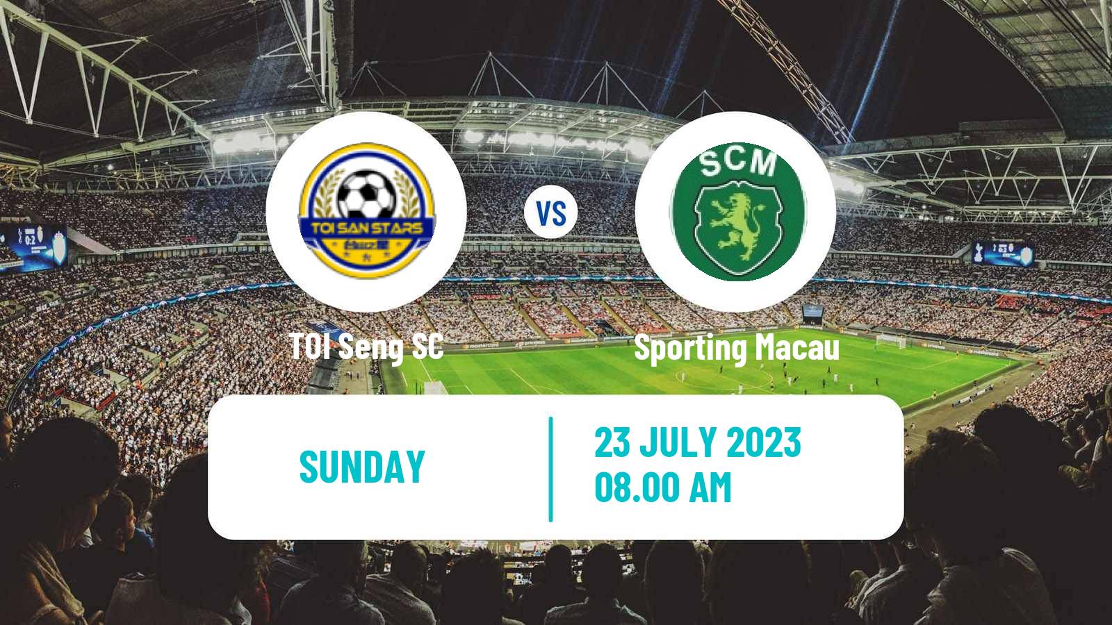 Soccer Macao Elite League TOI Seng - Sporting Macau