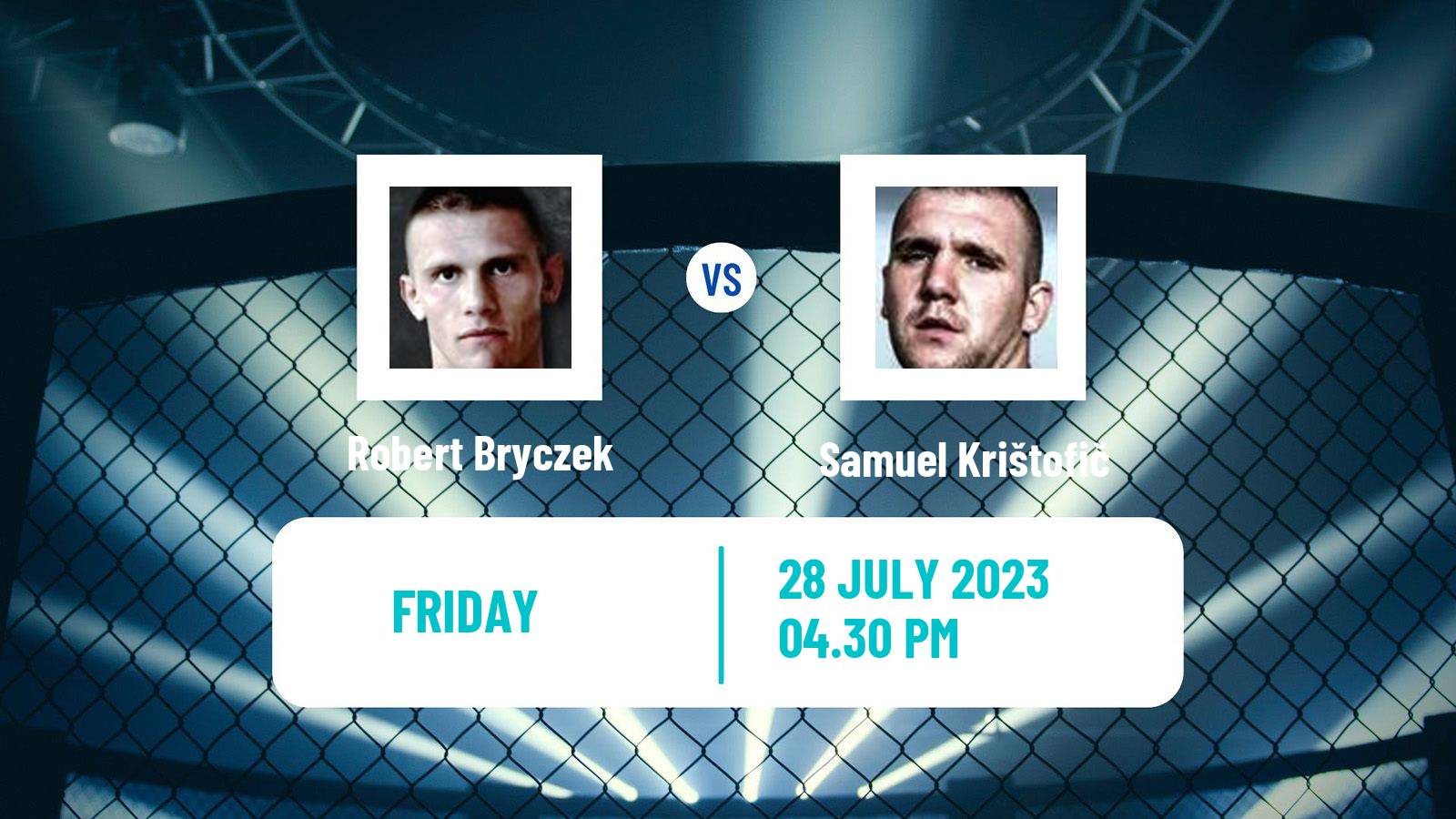 MMA Middleweight Oktagon Men Robert Bryczek - Samuel Krištofič