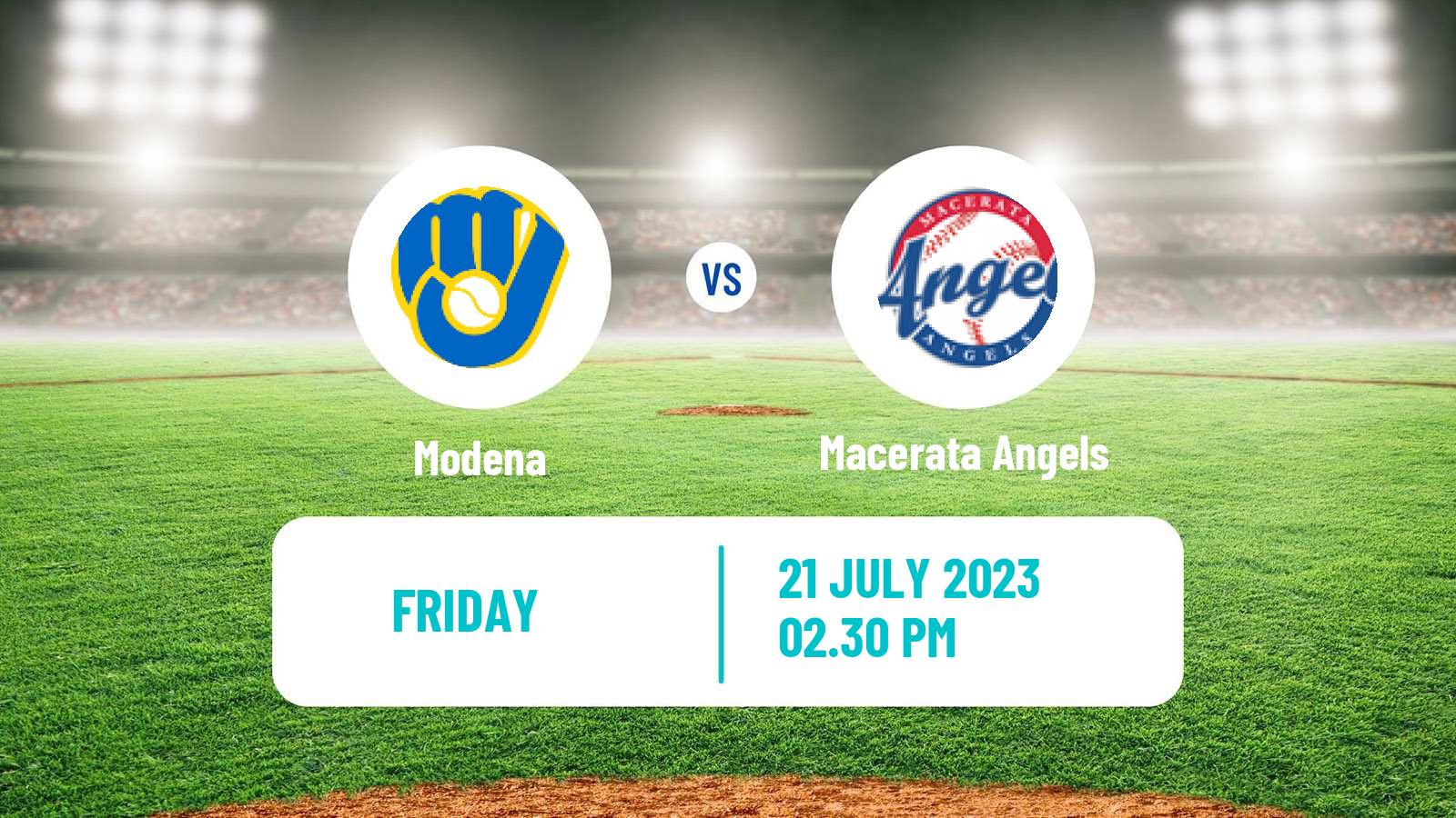 Baseball Italian Serie A1 Baseball Modena - Macerata Angels