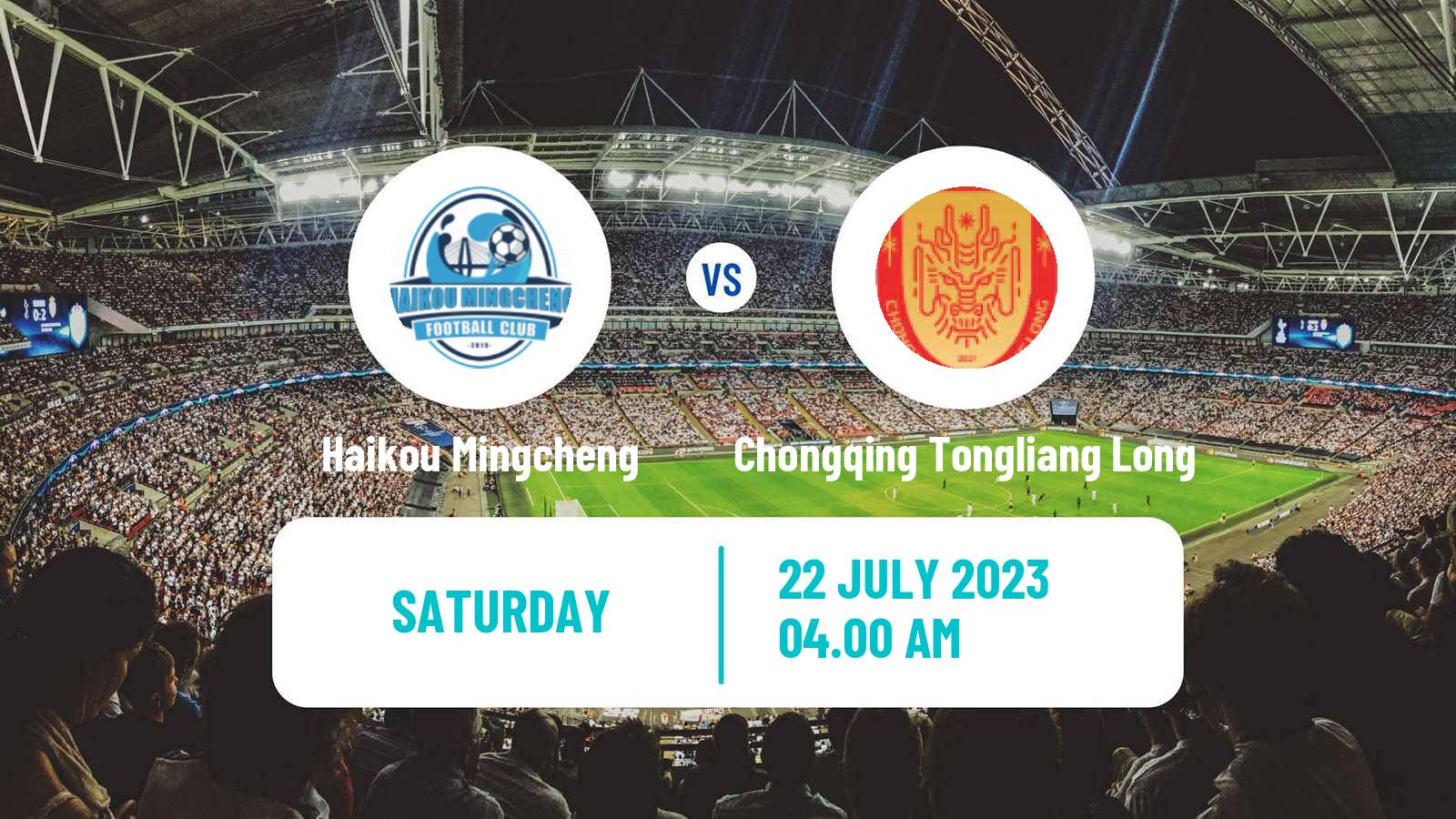 Soccer Chinese Yi League Kunming City - Chongqing Tongliang Long