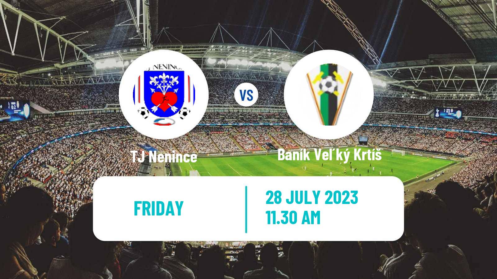 Football Slovak Cup Nenince - Baník Veľký Krtíš