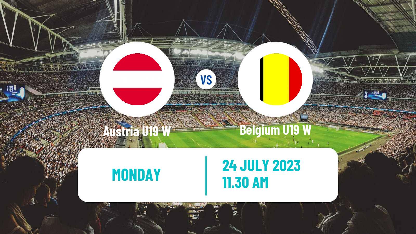 Soccer UEFA Euro U19 Women Austria U19 W - Belgium U19 W