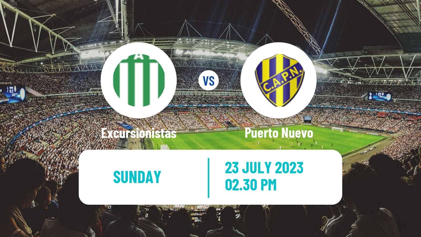 Soccer Argentinian Primera C Excursionistas - Puerto Nuevo