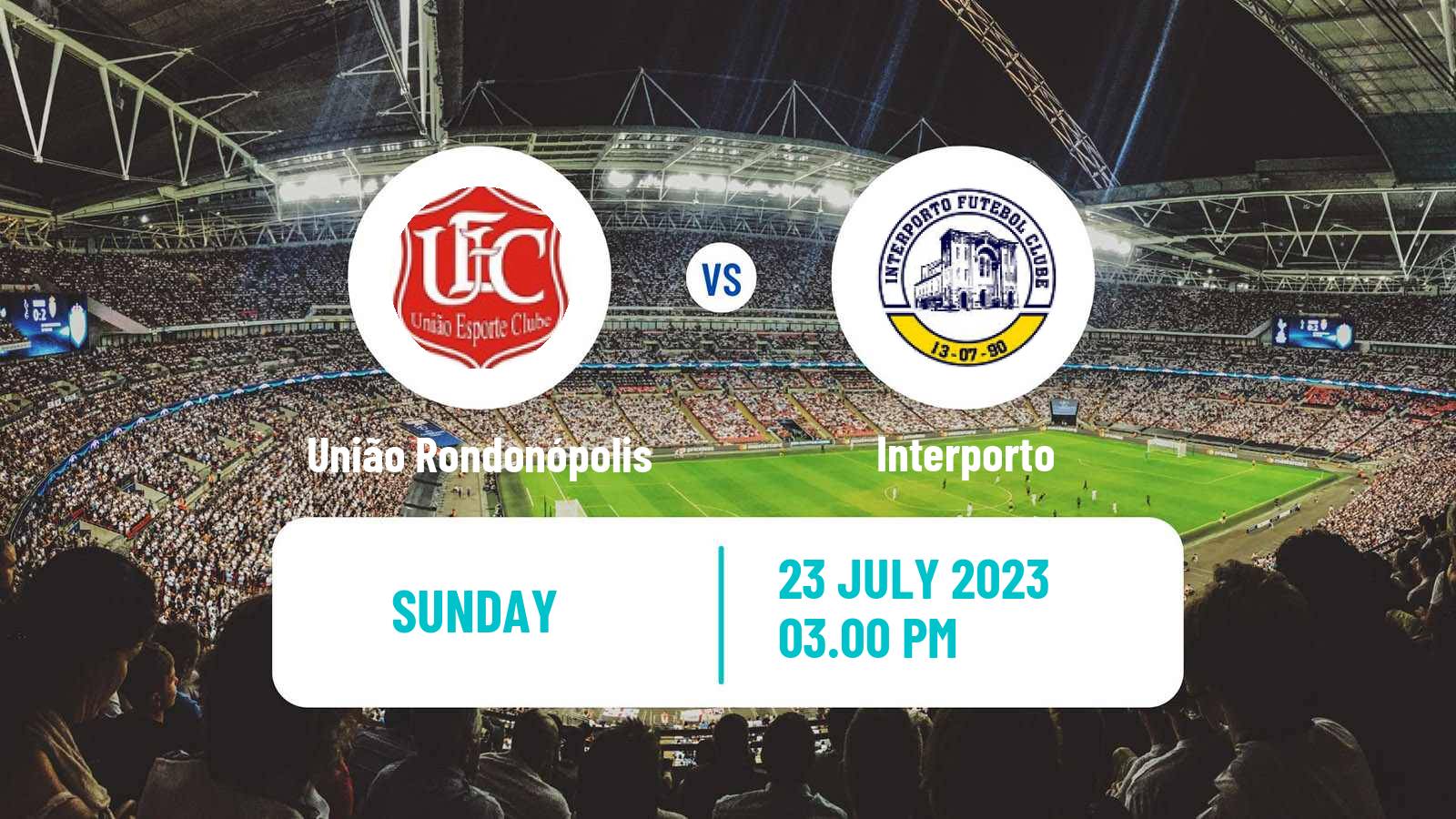 Soccer Brazilian Serie D União Rondonópolis - Interporto