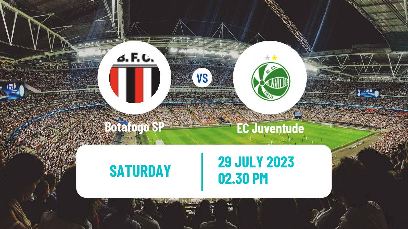 Soccer Brazilian Serie B Botafogo SP - Juventude