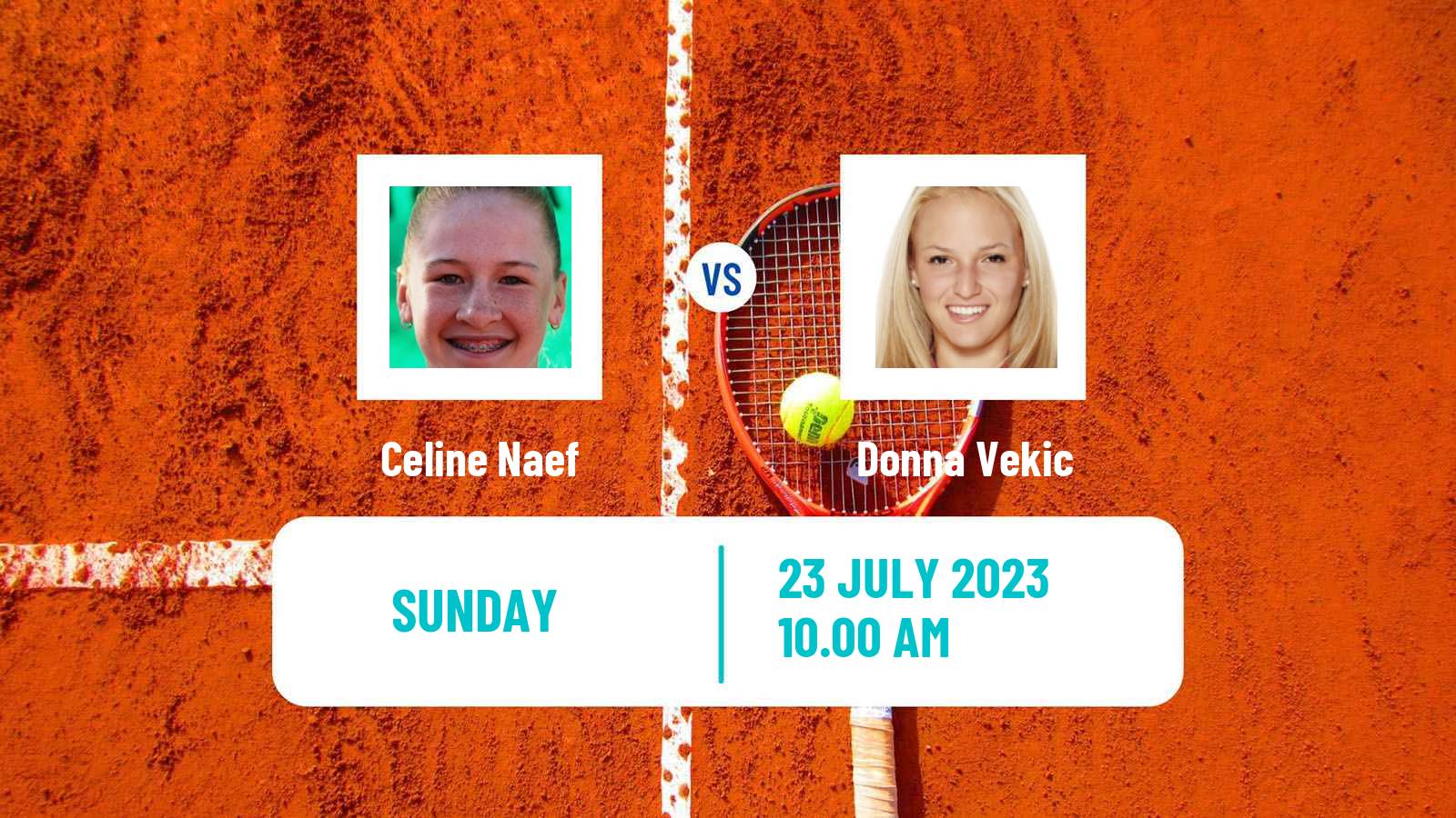 Tennis WTA Hopman Cup Celine Naef - Donna Vekic