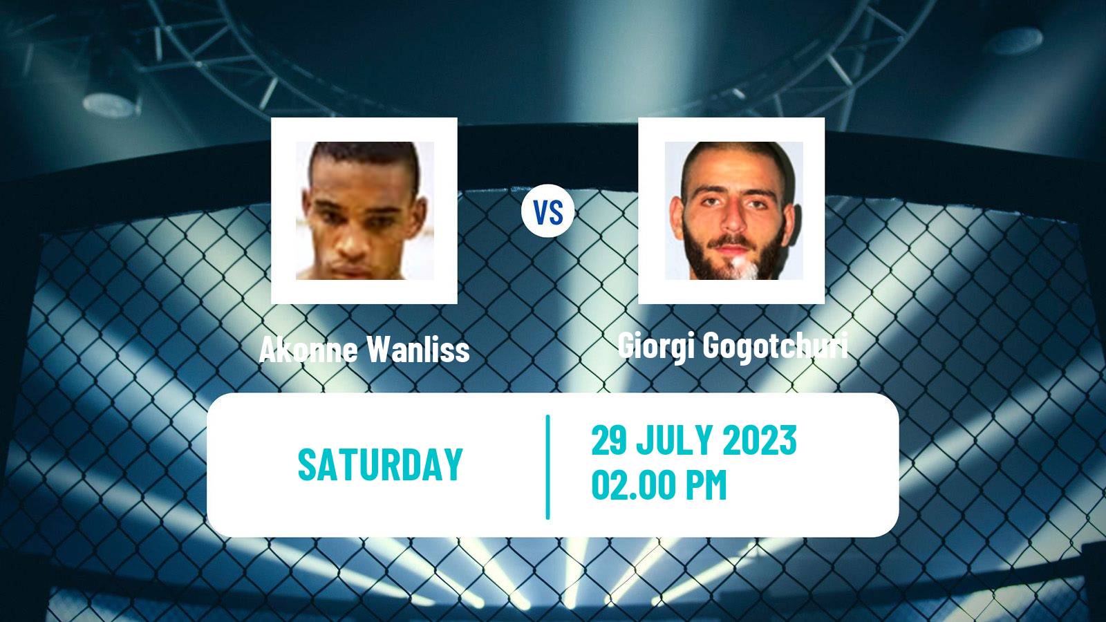 MMA Lightweight Oktagon Men Akonne Wanliss - Giorgi Gogotchuri
