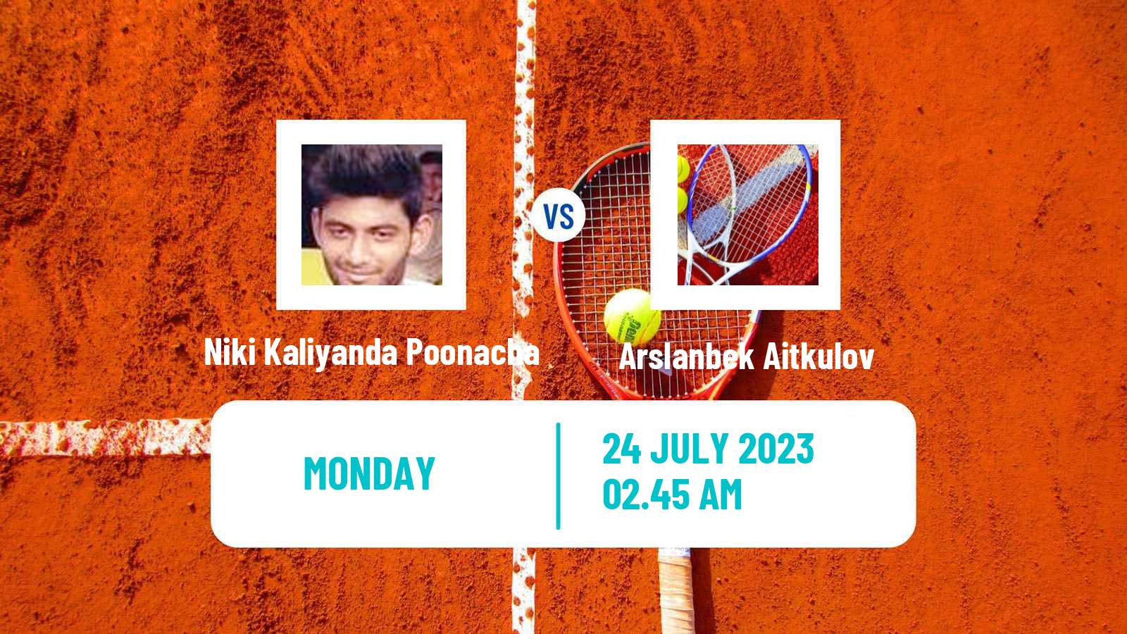 Tennis Astana Challenger Men Niki Kaliyanda Poonacha - Arslanbek Aitkulov